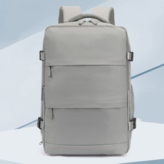 シンプルな旅行バックパック男性女性軽量大容量靴付き倉庫バックパックビジネス旅行パソコン多機能バックパック