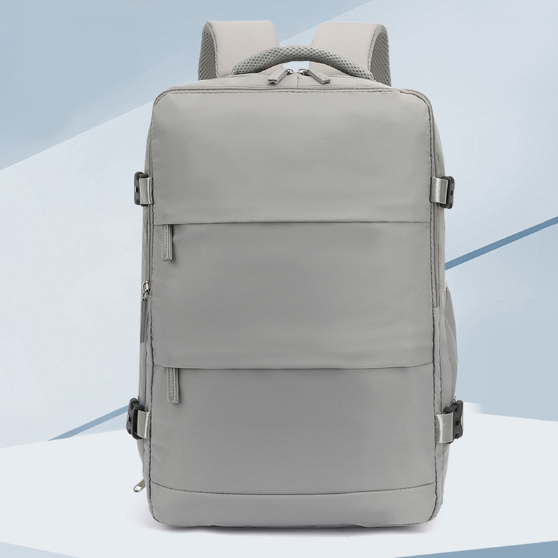 Viajes transfronterizos simples, hombres y mujeres, mochila de gran capacidad ligera con almacenamiento de zapatos, mochila multifuncional para viajes de negocios, computadoras