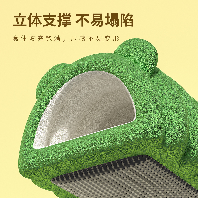 仓鼠保暖棉窝小鸟窝加绒加厚小宠窝秋冬季鹦鹉仓鼠用品花枝鼠窝|undefined