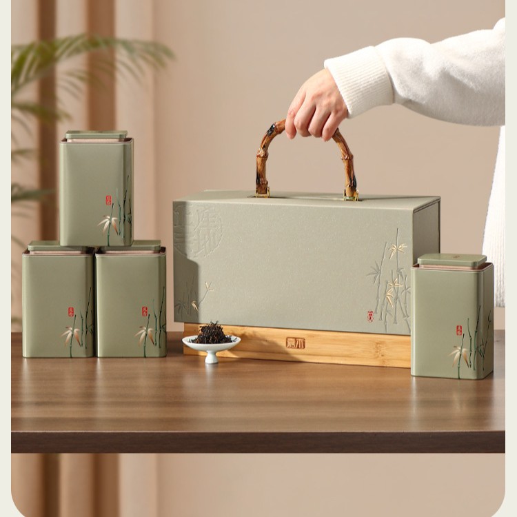 茶叶包装礼盒包装盒空礼盒信阳毛尖碧螺春毛峰礼盒装空盒茶叶