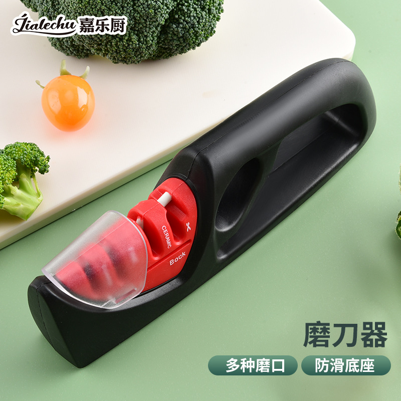 Factory multi-stage knife sharpener