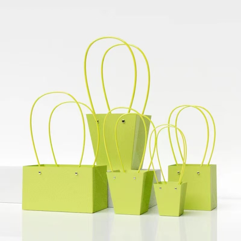 Caja Portátil para Flores de Cartón Blanco Impermeable para Arreglos Florales image 19