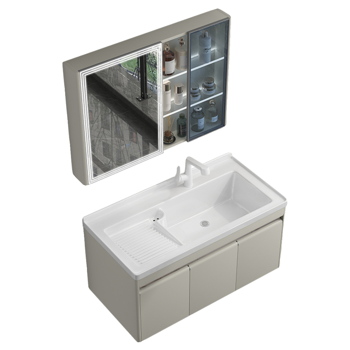 Balcón colgante lavabo