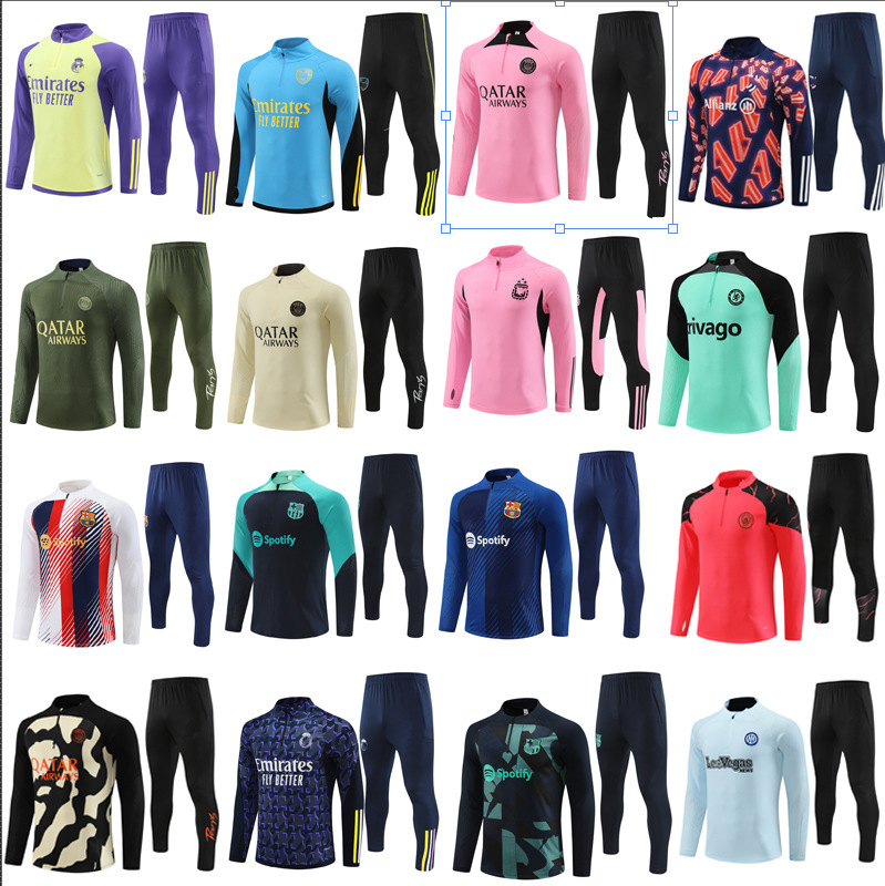 Paris Messi Football Uniforms National Mitchell Westfinder Half-Pull Training Uniforms Jersey Agency