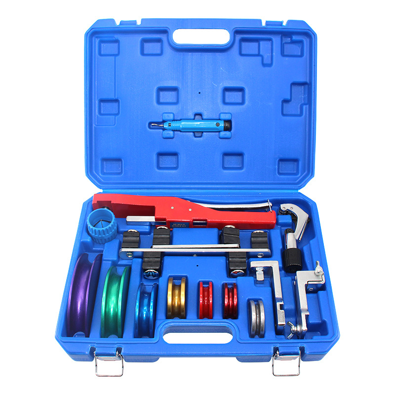 CT-999RF-C(新塑盒)组合铜管弯管器 6-22mm带反向弯曲组套E18