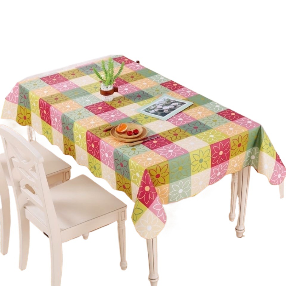 Topa de mesa de plástico lavable mesa redonda mesa cuadrada rectangular mesa de té fábrica de comercio exterior al por mayor