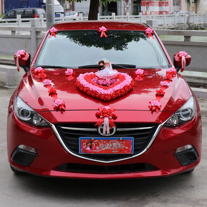 Главная свадебная машина Украшение свадебной машины