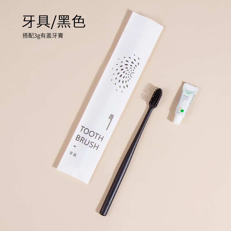 使い捨て歯ブラシと歯磨き粉、B&B・ホテル専用の柔らかい毛の歯ブラシ、使い捨て歯ブラシ、家庭用おもてなし洗面セット|undefined