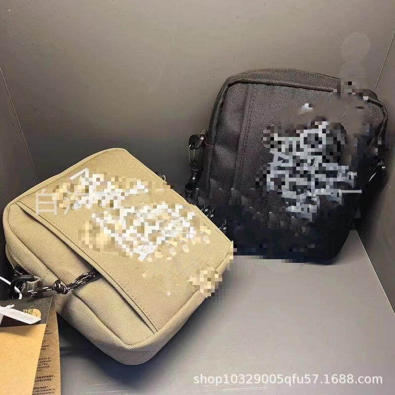 The North Face Style Fashionable Trendy Portable Simple Versatile Casual Lightweight Shoulder Crossbody Small Bag for Men and Women Students