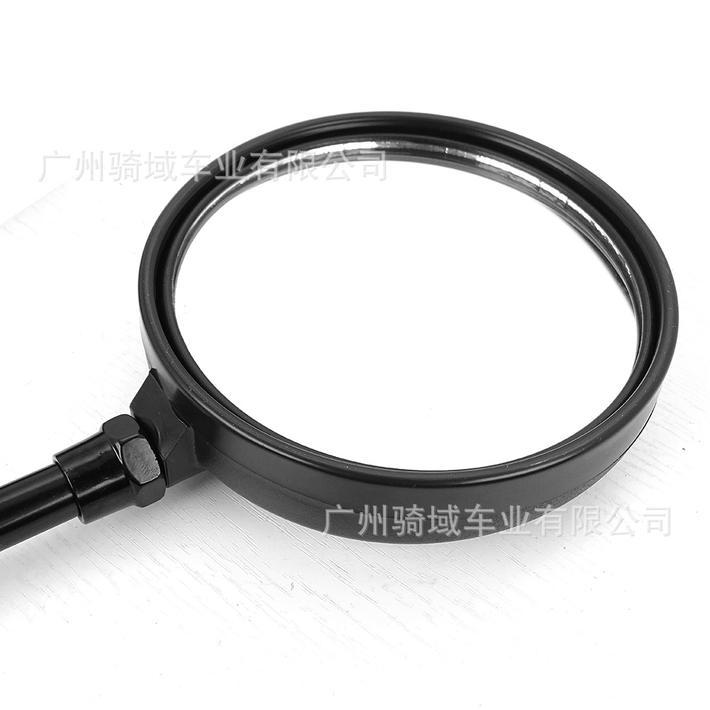 Round retro wide-angle rearview mirror for electric vehicles and motorcycles, modified long-rod reflector rearview mirror