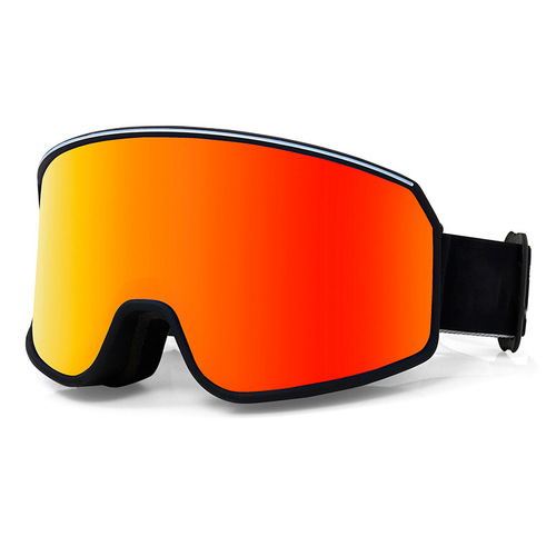 Outdoor ski goggles  new cross-border large field of view ski goggles cylindrical anti-fog ski goggles wholesale