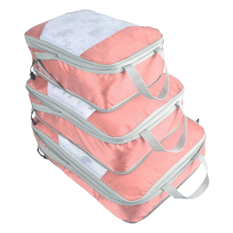 Amazon popular bolsa de almacenamiento de compresión de viaje de tres piezas impermeable bolsa de almacenamiento de ropa de equipaje fábrica al por mayor