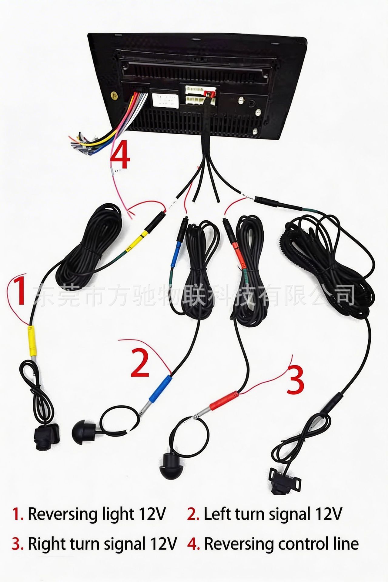 360-Degree 3D Panoramic Car Reversing Camera Kit Android Navigation Universal Ahd1080 High-Definition Night Vision