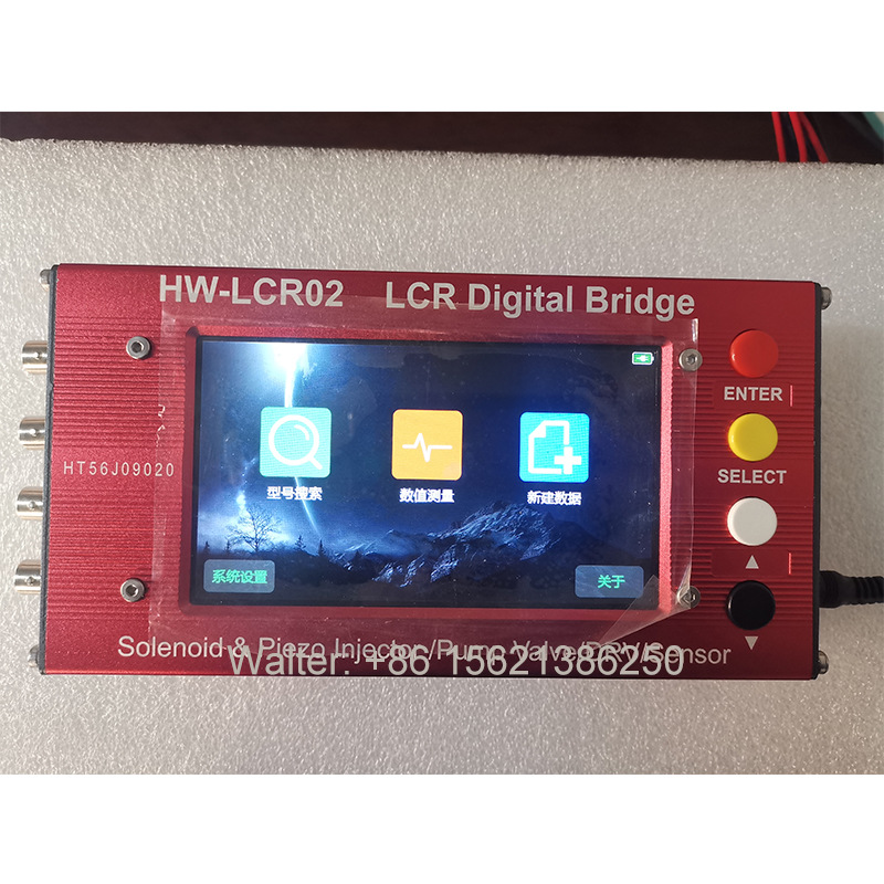 喷油器数字电桥测试仪，LCR02喷油器电磁阀共轨电容电阻检测