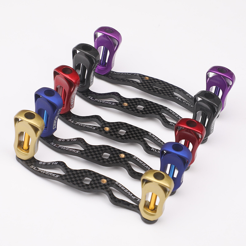 Chenyu modificado fibra de carbono Rocker brazo Rocker agarre píldora agua gota rueda tambor rueda balsa pesca barco pesca rueda balancín brazo oscilante modificado