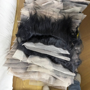 Cross-Border Supply 13X4 Large Wig Hair Block Lace Frontal Closure