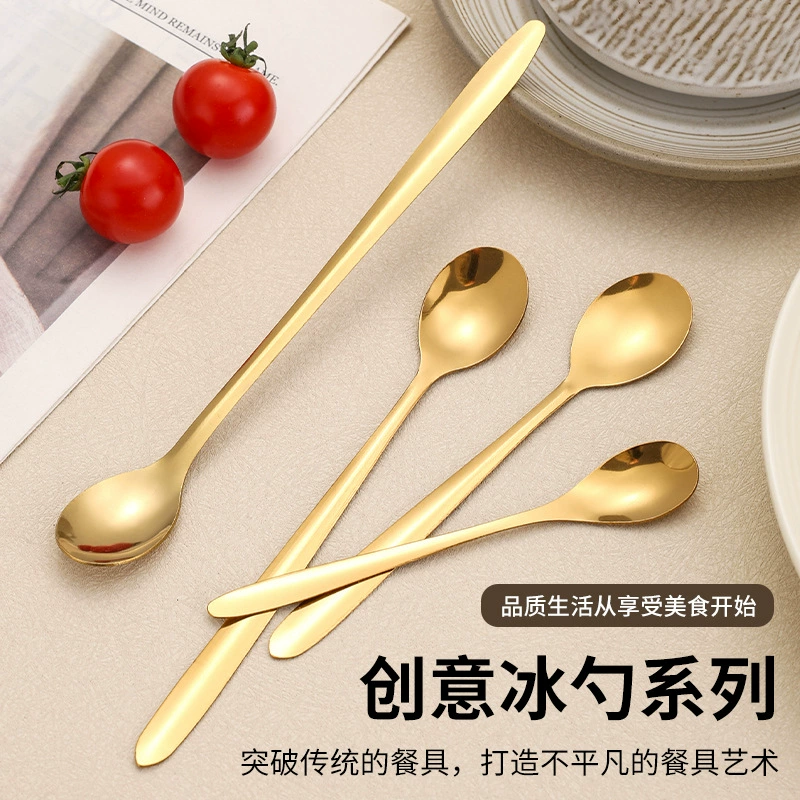 Spoon stainless steel, coffee mixing stick