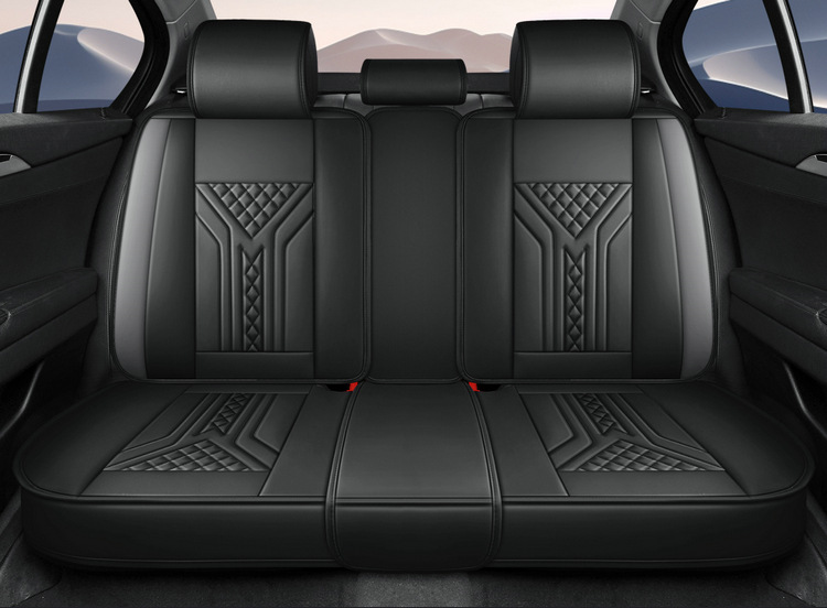 Cross-Border Car Seat Covers, Four-Season Universal Seat Covers, Fully Enclosed Seat Cushions, Nappa Leather Seat Covers, Breathable Ice Silk Cushions