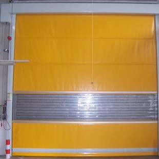 The rising sun is shining around the supply of fast rolling shutter doors in Tongzhou District, Beijing