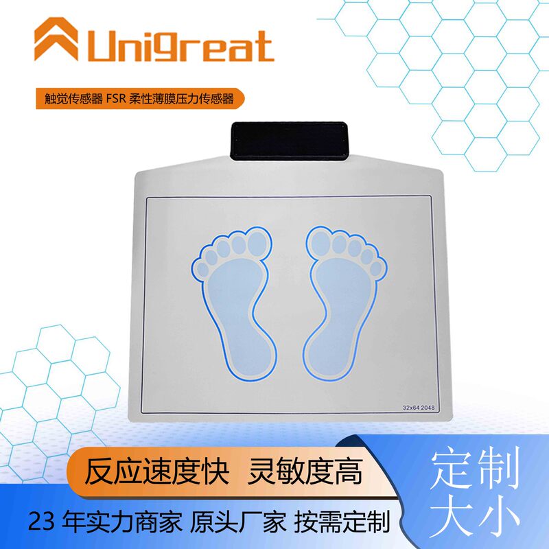 Manufacturer Customized Fsr Flexible Fabric Sensor with 2048 Points for Sole Pressure Monitoring, Pressure-Sensitive Sheet, Bend-Resistant Oem