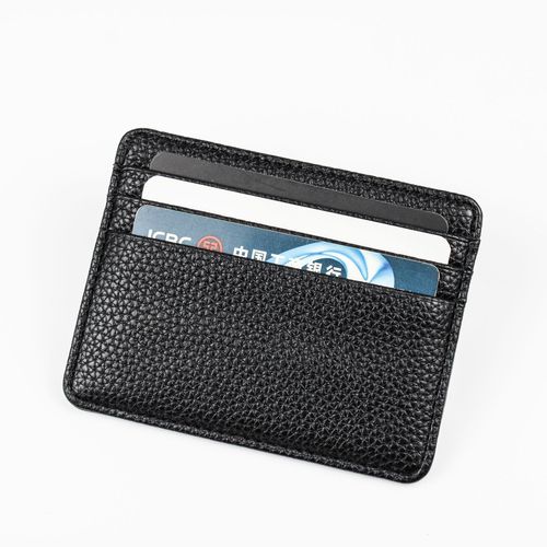 Foreign trade hot-selling new casual card holder with lychee pattern creative coin card holder, fashionable student bus card holder