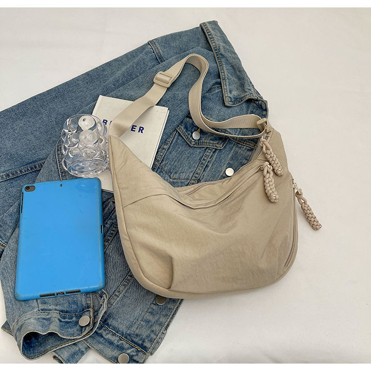 New Large-Capacity Dumpling Bag for Work Clothing, One-Shoulder Cross-Body, Suitable for iPad Tablet Pro11 Anti-Fall Shell, New iPad