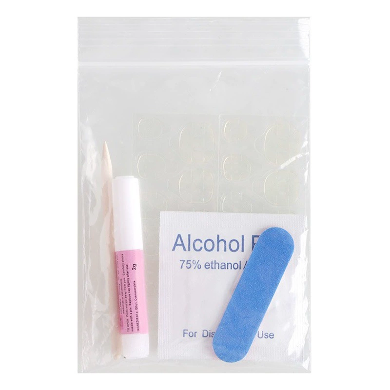 Ношение наборов для ногтей Гигантский липкий желтый желатин