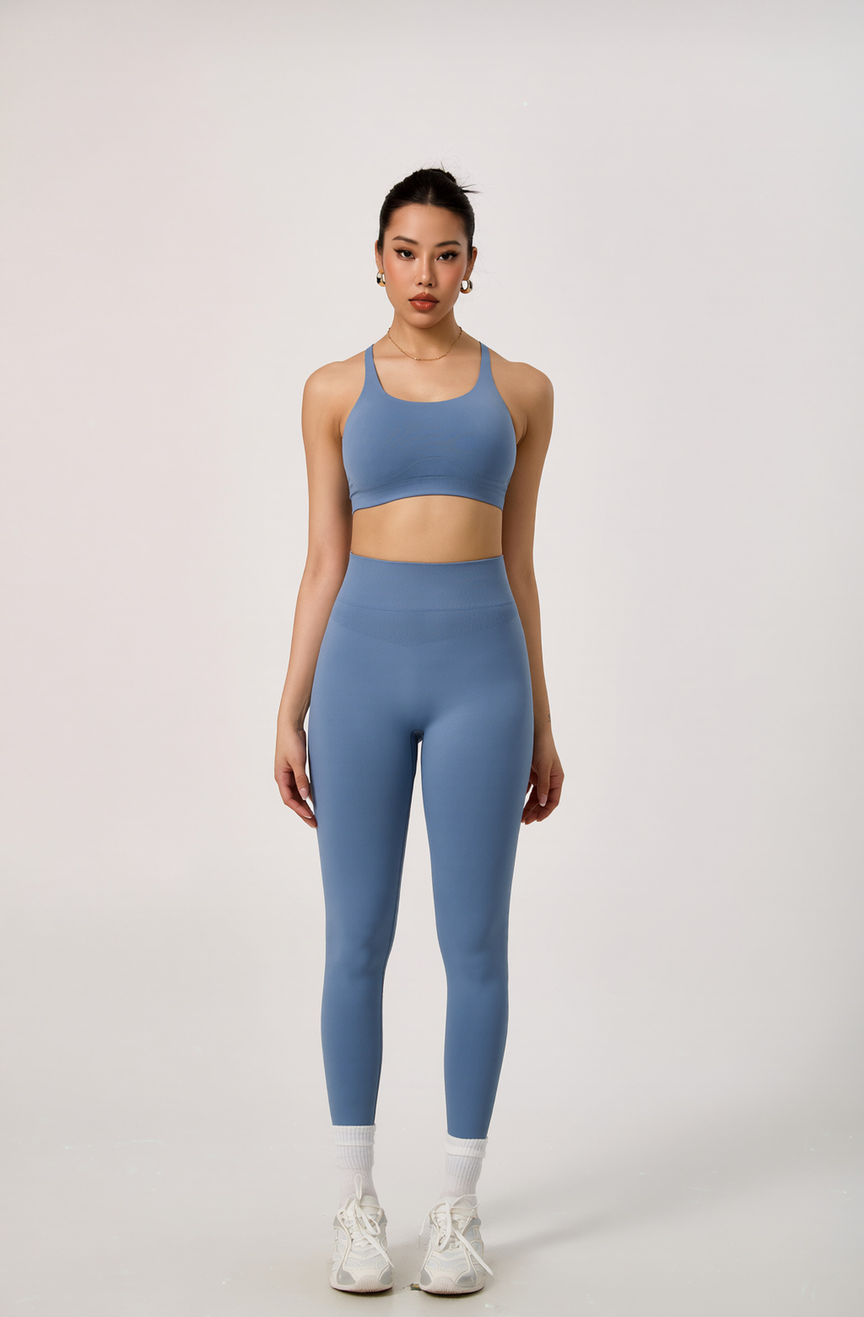 Ropa interior deportiva sin costura transfronteriza en Europa y los Estados unidos, sujetador de espalda, cintura y pantalones de cadera, ropa de fitness al aire libre, traje de yoga