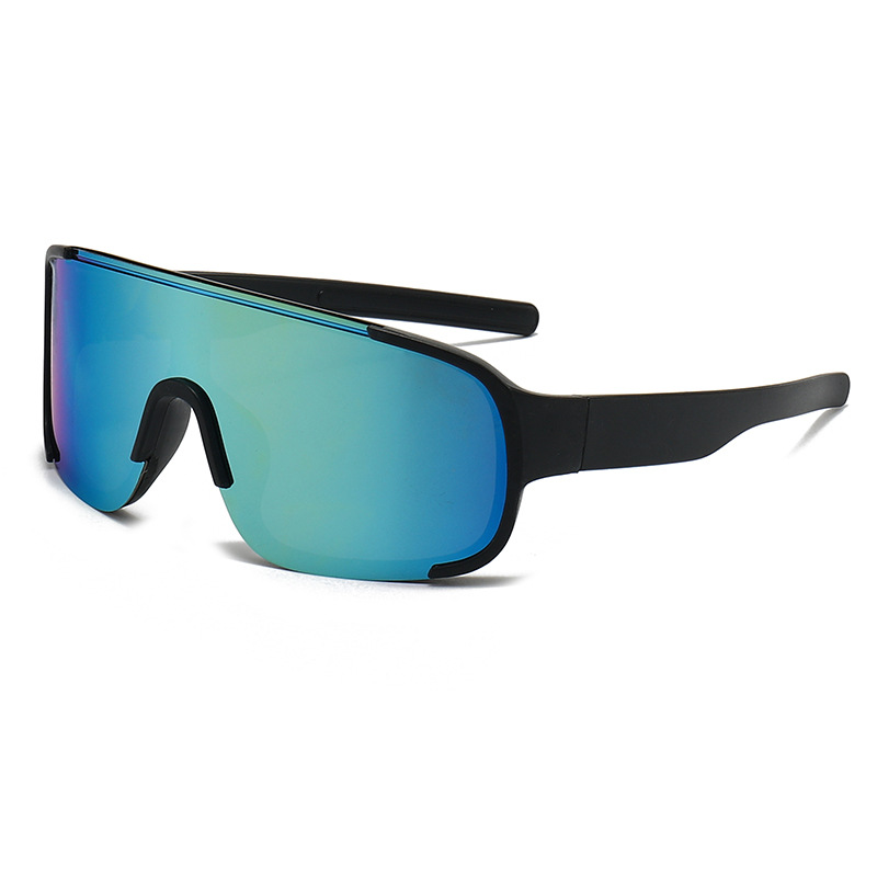 Gafas de Sol Deportivas para Niños Marco Grande de Plástico y AC con Protección UV400 para Aire Libre y Viajes