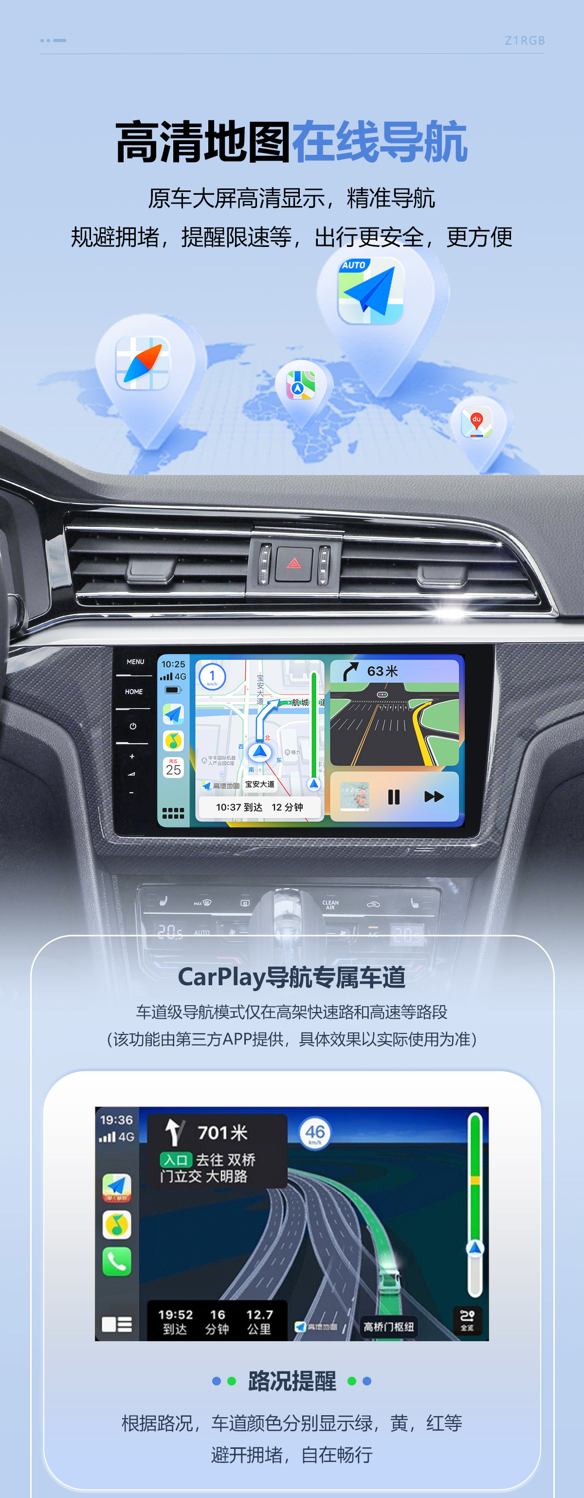 K1RGB Wired to Wireless CarPlay Adapter for Volkswagen Mercedes-Benz Audi