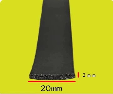 Avtomobil səs izolyasiya zolaqları to Fire Smoke Decorative Fire-Proof Strip - fireproof-expansion-black-202-with-adhesive-backingprice-10m