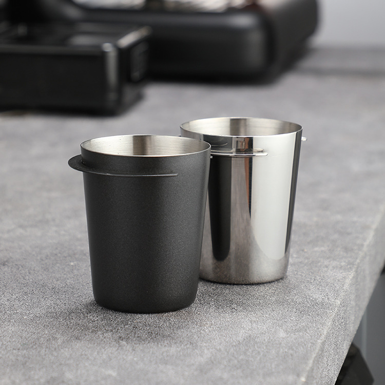 304 Stainless Steel Coffee Machine Powder Receiving Cup Freshly Ground Coffee Bean Measuring Cup Scent Cup 51/53/58 Universal Powder Receiving Device 304 Stainless Steel Coffee Machine Powder Receiving Cup Freshly Ground Coffee Bean Measuring Cup Scent Cup 51/53/58 Universal Powder Receiving Device
