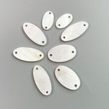 天然贝壳标牌扣白色椭圆形贝壳商标扣异形贝壳扣原色源厂批发