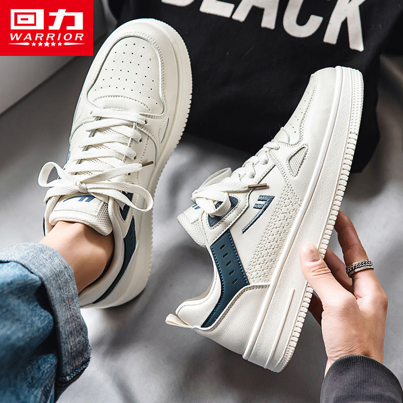 Pull back men's shoes, versatile low-cut couple sneakers, female students' comfortable and breathable white shoes, trendy sports casual shoes for men
