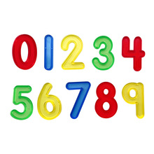 7.5cm透明数字玩具10只婴幼儿早教益智科教玩具 数字图形厂家直销