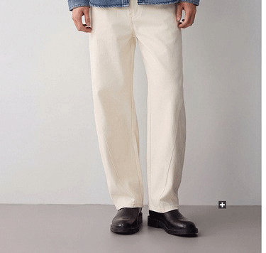 Áo sơ mi denim nam phong cách đường phố, hiệu ứng mài trắng làm cũ, hai túi ngực — Cao bồi xanh chi tiết 14