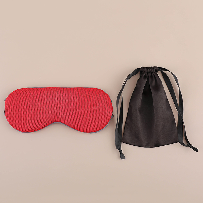 Máscara de ojo tridimensional 3D para dormir sombreado máscara de ojo de seda de hielo transpirable al por mayor