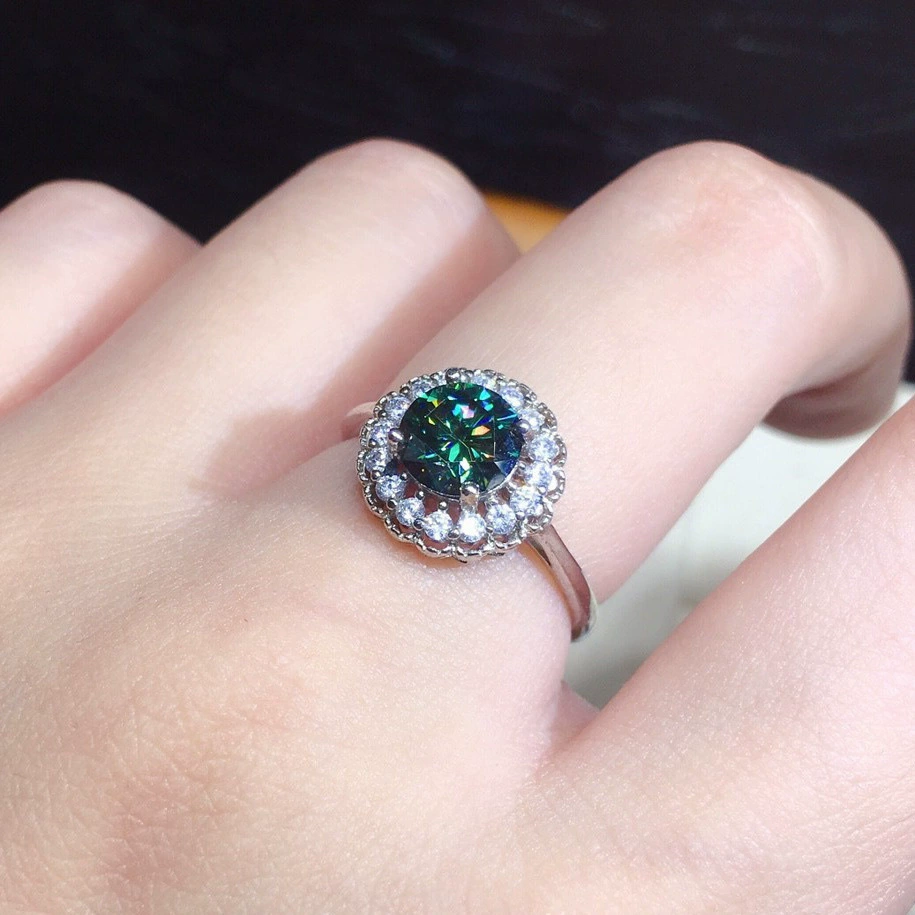 Import one size ring, platinum 950 sample, diamond encrusted, internet celebrity