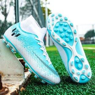 Cross-border cr7 assassin 14 football shoes for men and women students children long short broken TF nail adult grass ag training shoes