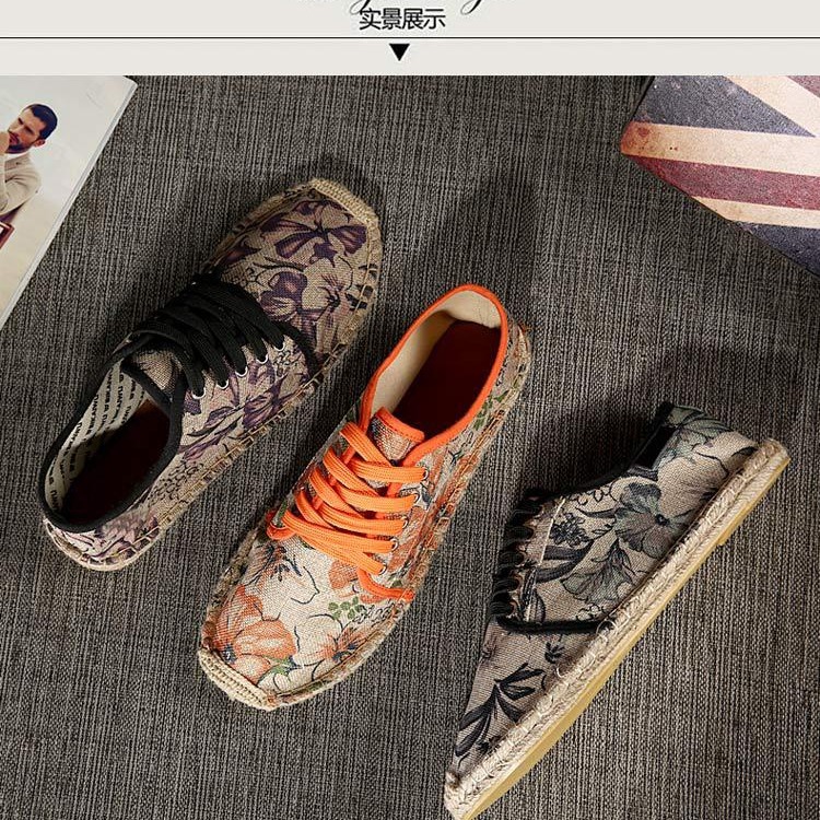 Fashionable breathable cloth universal espadrilles