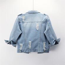 E 49219 Ripped Denim Short Jacket �ƶ�ţ�ж̿����׿羳��