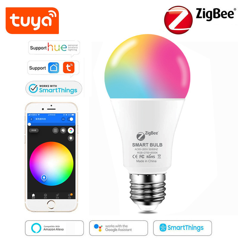 Doodle Zigbee 3.0 Smart Bulb Light Alexa Google Hue SmartThings Support Gateway