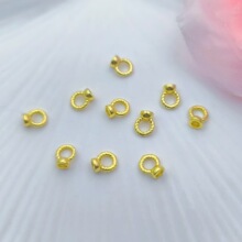18k����߱�ɫ�ݼy�ؾ�Ȧ�ֹ�diy�Ʒ�������������B��β��
