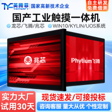 D2000飞腾兆芯智能工控电脑国产化一体机触摸屏内嵌入工业一体机