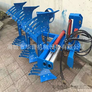 四轮拖拉机带液压双向栅条犁翻地犁 耕地犁 旋耕犁多铧液压反转犁