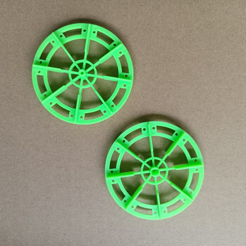72 green bright wheel propeller profiled wheel propeller toy accessories TT motor tire