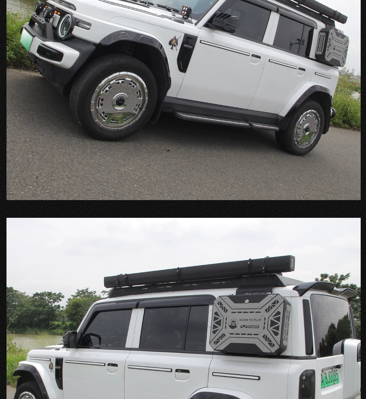 Suitable for Icar V23 Body Protection Trim Strips, Special G-Style Exterior Modification Accessories, Anti-Collision Decorative Strips