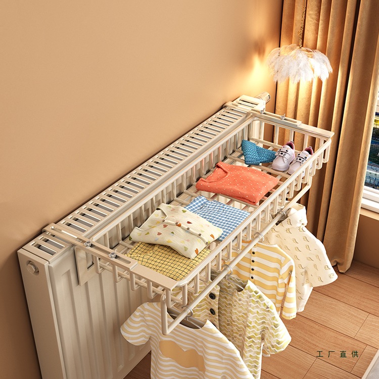 暖气片置物架晾衣架暖气管上挂钩挂架烘干凉衣鞋袜架子晾晒架