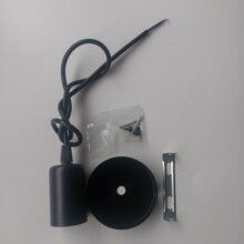 古镇批发e27大螺口led节能吊灯座卡式专用圆形diy盘灯饰配件灯头