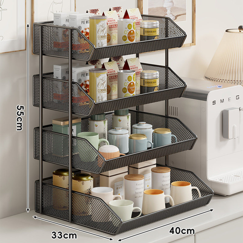 Estante Organizador de Escritorio Multicapa para Escritorio y Cocina